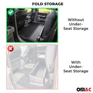 Ford F-150 Crew Cab Floor Mats - Omac - 3D Texan Premium TPE - Black - '14-'20 Ford F-150 Crew Cab Floor Mats - Omac - 3D Texan Premium TPE - Black - '14-'20